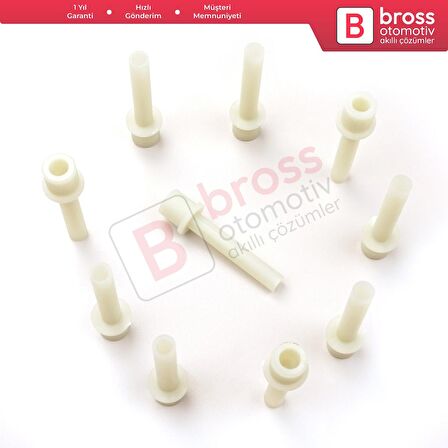 10 Adet Cam Kriko İndirme Kaldırma Mekanizma Kablo Ucu Halat Dübeli Tip BCP045