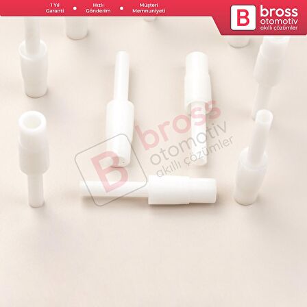 10 Adet Cam Kriko İndirme Kaldırma Mekanizma Kablo Ucu Halat Dübeli Tip BCP049