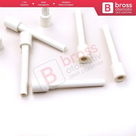 10 Adet Cam Kriko İndirme Kaldırma Mekanizma Kablo Ucu Halat Dübeli Tip BCP051