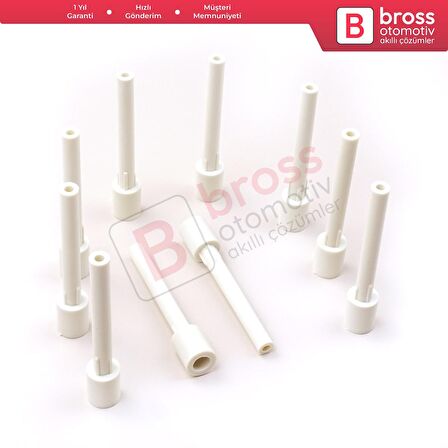 10 Adet Cam Kriko İndirme Kaldırma Mekanizma Kablo Ucu Halat Dübeli Tip BCP052