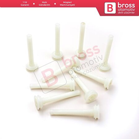 10 Adet Cam Kriko İndirme Kaldırma Mekanizma Kablo Ucu Halat Dübeli Tip BCP053