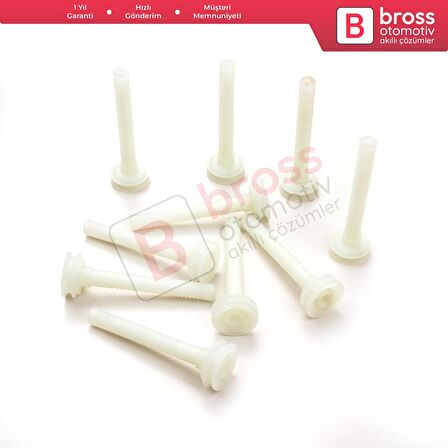 10 Adet Cam Kriko İndirme Kaldırma Mekanizma Kablo Ucu Halat Dübeli Tip BCP053