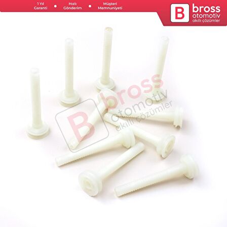 10 Adet Cam Kriko İndirme Kaldırma Mekanizma Kablo Ucu Halat Dübeli Tip BCP053