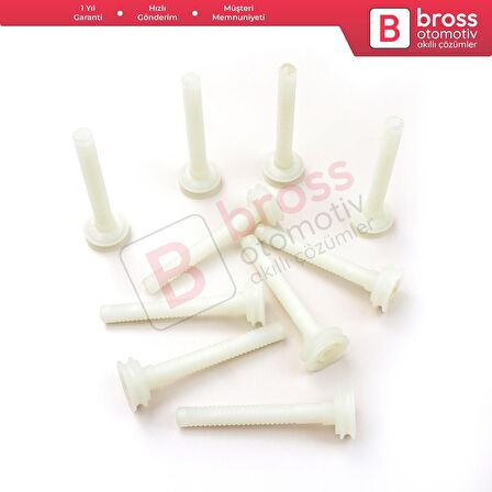 10 Adet Cam Kriko İndirme Kaldırma Mekanizma Kablo Ucu Halat Dübeli Tip BCP053