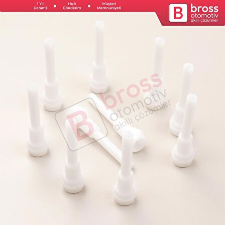 10 Adet Cam Kriko İndirme Kaldırma Mekanizma Kablo Ucu Halat Dübeli Tip BCP058