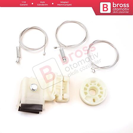 Hyundai Tucson MK3 TL TLE 2015-2023 82481D3011 İçin Elektrikli Ön Sağ Kapı Cam Kriko Tamir Seti