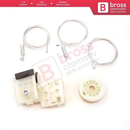 Hyundai Tucson MK3 TL TLE 2015-2023 82481D3011 İçin Elektrikli Ön Sağ Kapı Cam Kriko Tamir Seti