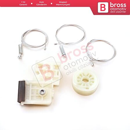 Hyundai Tucson MK3 TL TLE 2015-2023 82481D3011 İçin Elektrikli Ön Sağ Kapı Cam Kriko Tamir Seti