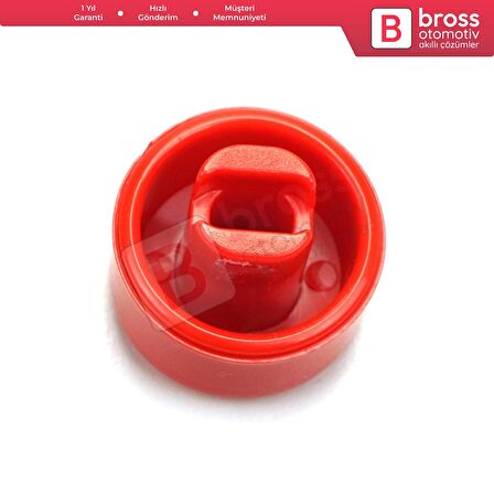 Citroen C3 MK3 C-Elysee C4 Cactus Peugeot 207 208 301 için KIRMIZI Plastik El Fren Düğme Tuş Kapağı