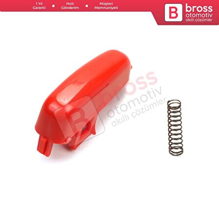 Opel Mokka A X Buick Encore Chevrolet Tracker Trax için KIRMIZI El Fren Düğme Tuş Kapağı 42389776D