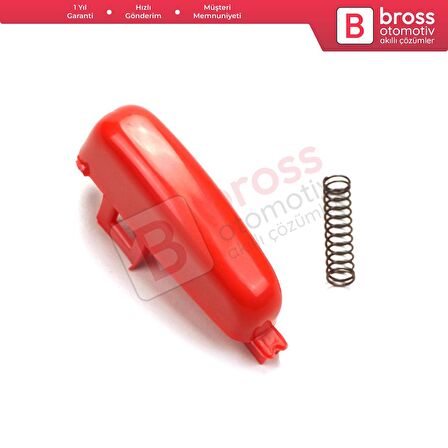 Opel Mokka A X Buick Encore Chevrolet Tracker Trax için KIRMIZI El Fren Düğme Tuş Kapağı 42389776D