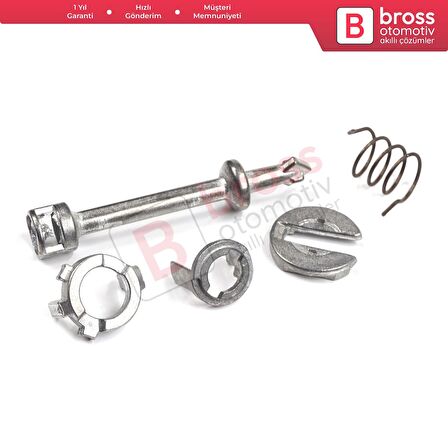 BMW X3 2017-2020 F30 F31 F80 2012-2019 İçin Ön Sol Kapı Kilit Tamir Seti 51217310733 