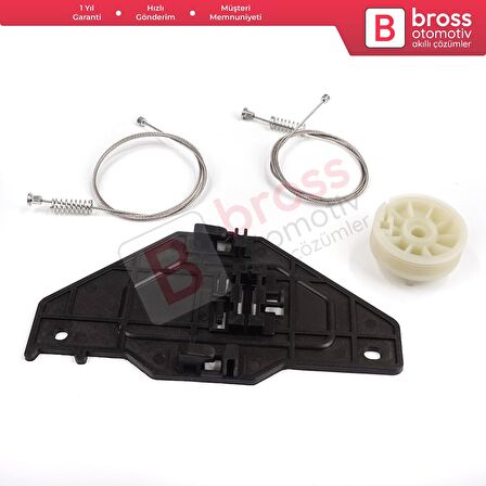 Citroen C4 Picasso Grand Picasso MK1 2006-2013 için Arka Sağ Cam Kriko Tamir Seti 9682632080