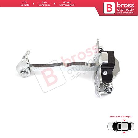 Renault Espace MK4 J81 JK0/1 2002-2015 İçin Arka Kapı Gergi Yayı 8200070661