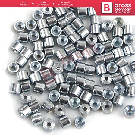 BCR001 Cam Kriko Kablo Halat Uç Pimi Tutma Perçini 5x4/1.6 mm 100 Adet