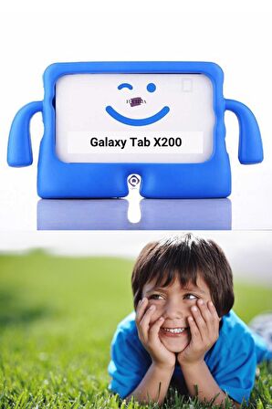 Galaxy Tab A8 10.5 SM-X200 Uyumlu iBuy Eğlenceli Karakterli Standlı Tablet Kılıf