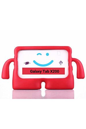 Galaxy Tab A8 10.5 SM-X200 Uyumlu iBuy Eğlenceli Karakterli Standlı Tablet Kılıf