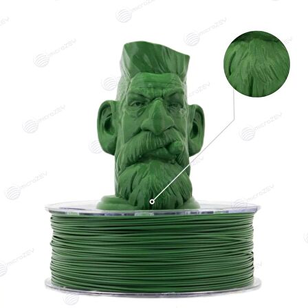 Microzey 1.75 Mm Askeri Yeşil Pla Pro Filament 1Kg