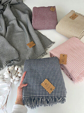 200X220 WAFFLE PİKE - İNDİGO MAVİ