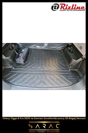 Rizline Chery Tiggo 8 Pro Luxury 2024 Model 3D Bagaj Havuzu