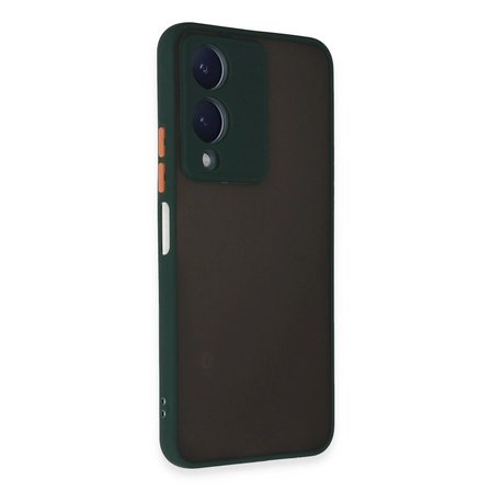 Vivo Y17s Kılıf Montreal Silikon Kapak - Yeşil