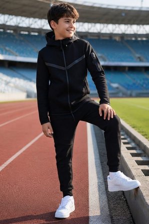 Erkek Çocuk Tech Fleece Double Face Yeni Sezon Eşofman Takımı ESF7020