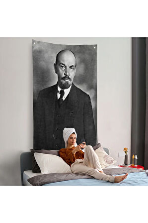 Sovyet lideri Vladimir Lenin Duvar Örtüsü-7944