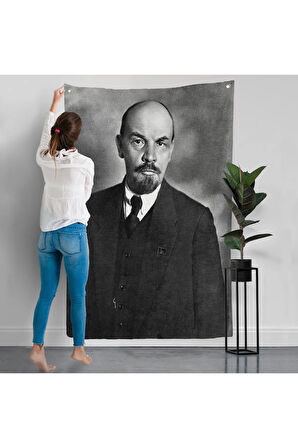 Sovyet lideri Vladimir Lenin Duvar Örtüsü-7944