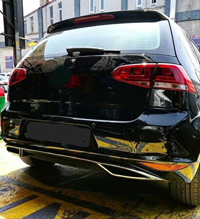 VOLKSWAGEN GOLF 7 2013-2017 UYUMLU DIFUZOR PARLAK SIYAH