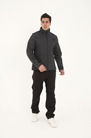 Camp460 Outdoor Tactical Softshell Su & Rüzgara Dayanıklı içi Polarlı Erkek Taktik Mont