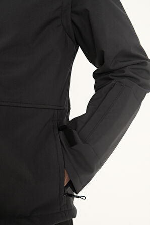 Camp460 Outdoor Tactical Softshell Su & Rüzgara Dayanıklı içi Polarlı Erkek Taktik Mont