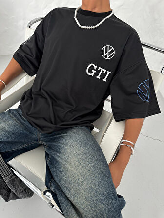 GOLF GTI Baskılı Oversize Unisex T-Shirt