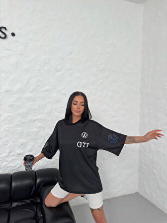 GOLF GTI Baskılı Oversize Unisex T-Shirt