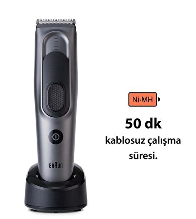 Braun Series 7 HC7390 Erkekler İçin 17 Uzunluk Ayarına Sahip Saç Kesme Makinesi