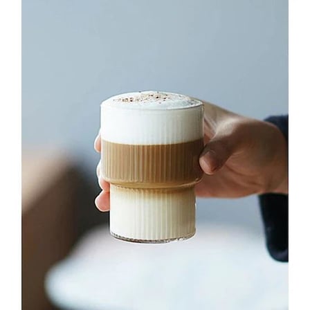 Cam Kupa Bardağı Origami Bardak 300ml