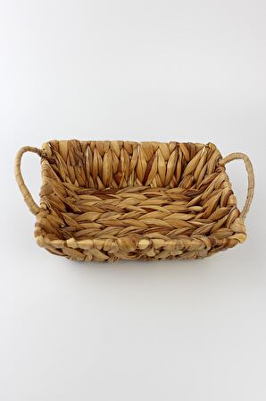 Hasır Rattan Ekmeklik Ekmek Sepeti Dikdörtgen 22,5*17cm