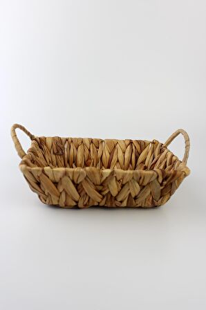 Hasır Rattan Ekmeklik Ekmek Sepeti Dikdörtgen 22,5*17cm