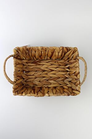 Hasır Rattan Ekmeklik Ekmek Sepeti Dikdörtgen 22,5*17cm