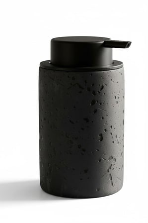 Stoneware Sıvı Sabunluk Siyah 48996