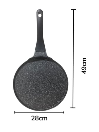Granit Döküm 28cm Krep Tavası, Gözleme Tava 