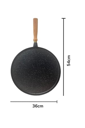Granit Döküm 36 cm Bazlama Tavası, Gözleme Tavası