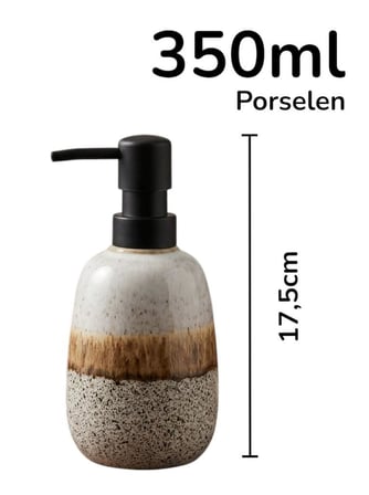 Lüks Porselen Sıvı Sabunluk 350ml 941/1no