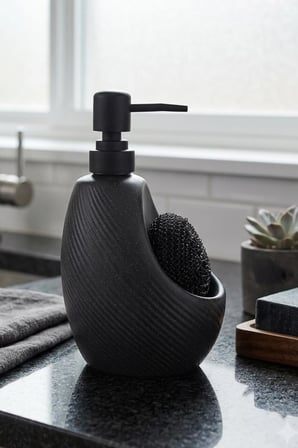 Porselen Sıvı Sabunluk 500ml Püskürtme Boya Siyah 3559