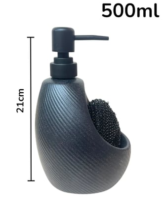 Porselen Sıvı Sabunluk 500ml Püskürtme Boya Siyah 3559