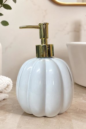 Seramik Sıvı Sabunluk 400ml Beyaz 40273