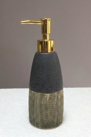 Seramik Sıvı Sabunluk 20cm Gold Pompa 418