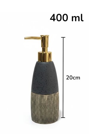 Seramik Sıvı Sabunluk 20cm Gold Pompa 418