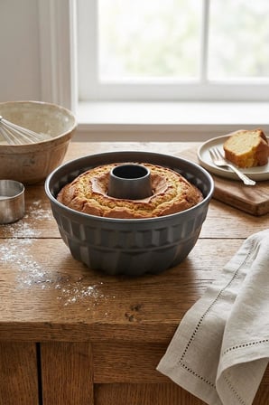 Gourmet Metal Borulu Kek Kalıbı Küçük Boy 17cm 