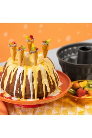 Gourmet Metal Borulu Kek Kalıbı Küçük Boy 17cm 