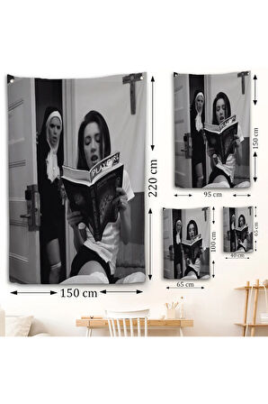 Yakalanan Rahibe Duvar Örtüsü-7949